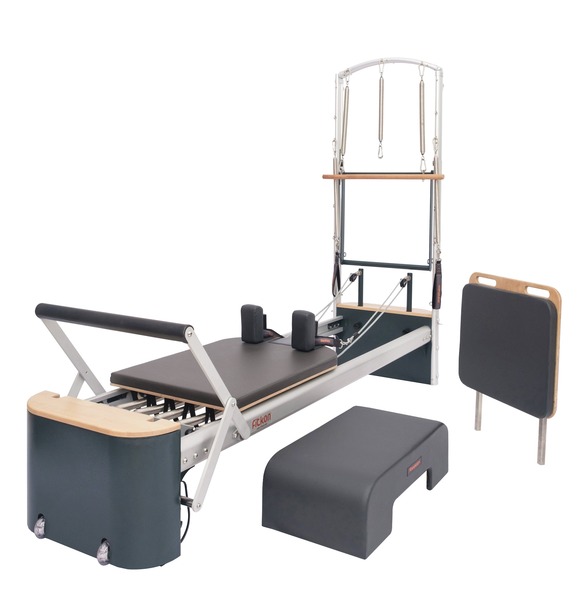 Fitkon™ Pro Plus Reformer Deluxe Bundle – Professional All-in-One Pilates System