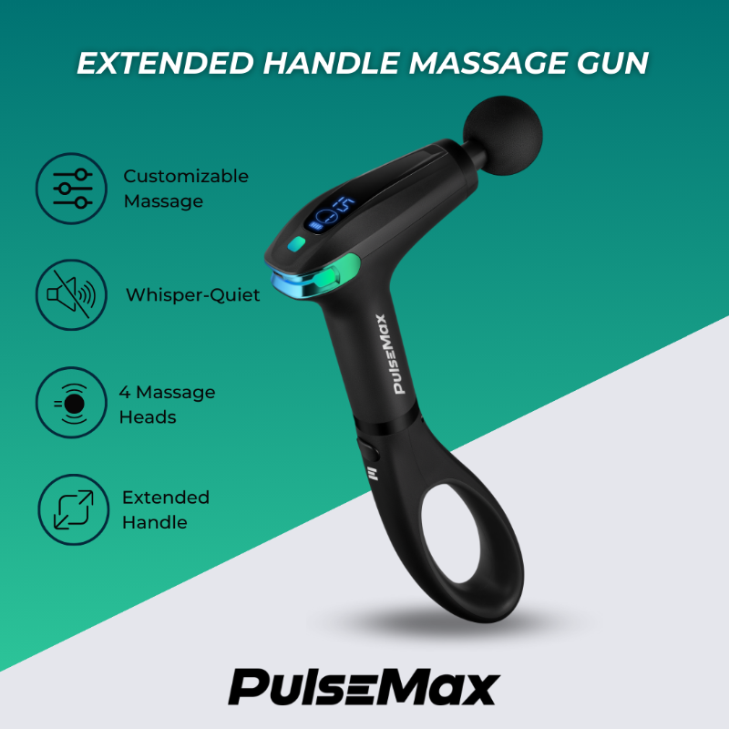 PulseMax Massage Gun - Professional Deep Tissue Percussion Massager for Muscle Recovery, Pain Relief & Relaxation