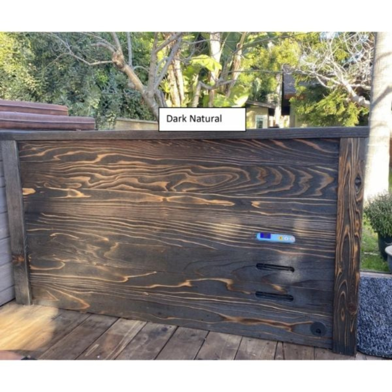 Kooru Cold Plunge Tub | Handcrafted Redwood Cold Plunge with Shou Sugi Ban Finish