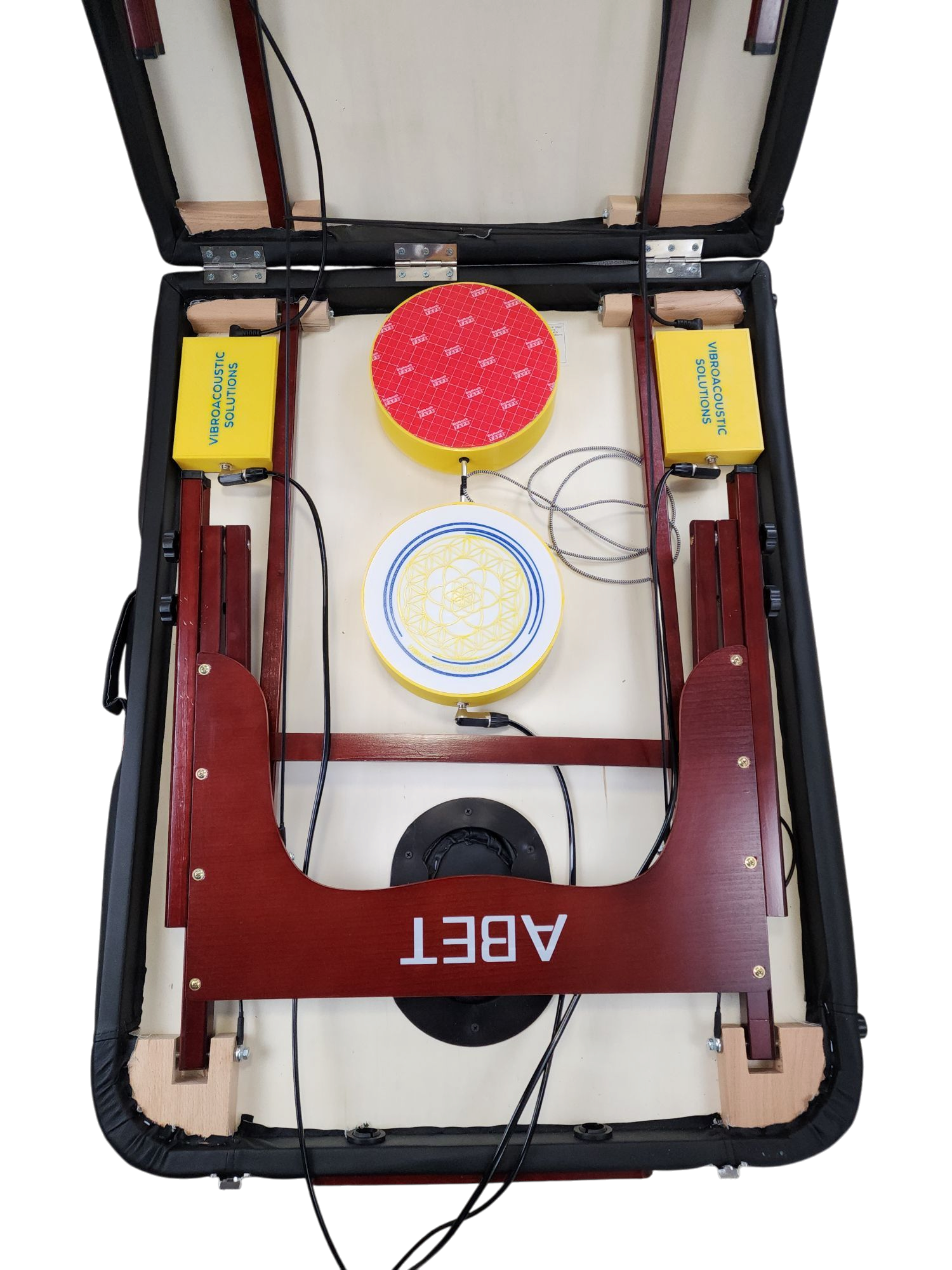 Universal Vibroacoustic Table Attachment - Professional Sound & Vibration Therapy System for Massage Tables