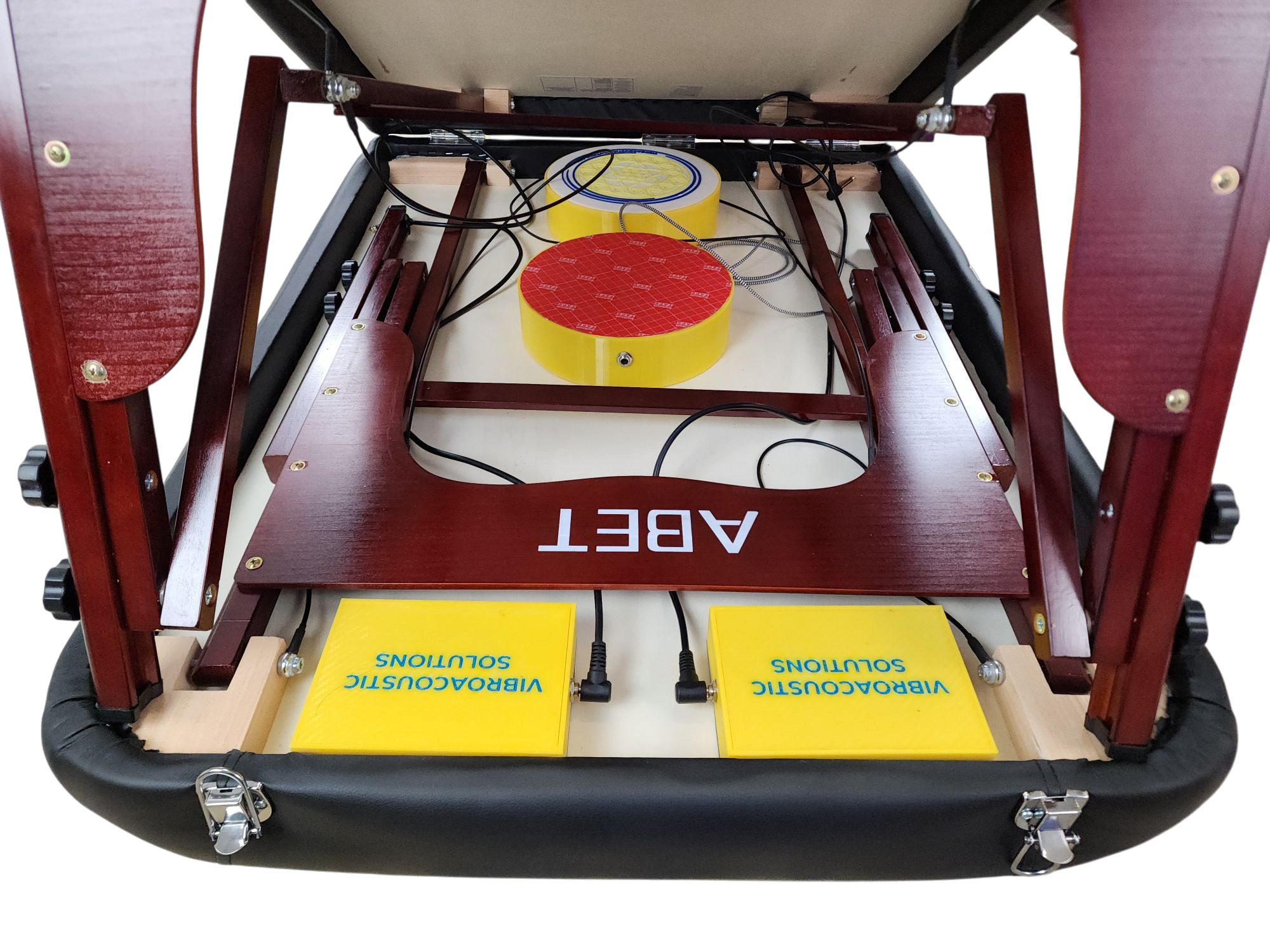 Vibroacoustic Therapy Massage Table - 750lb Capacity, Bluetooth, Portable, 8 Transducers