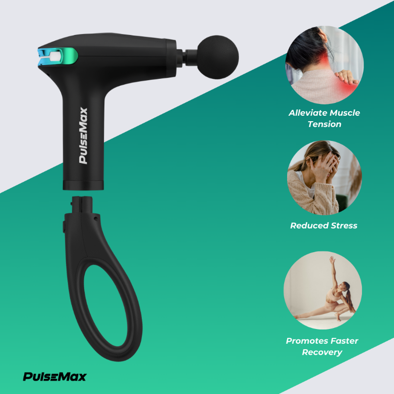 PulseMax Massage Gun - Professional Deep Tissue Percussion Massager for Muscle Recovery, Pain Relief & Relaxation