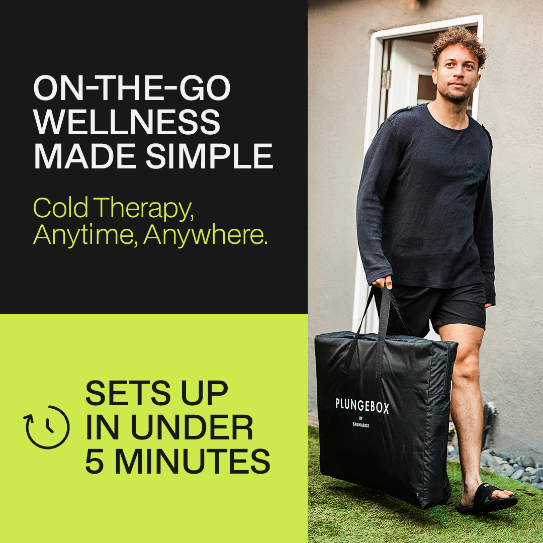 SAUNABOX - PlungeBox XL: Lay-Flat Cold Tub