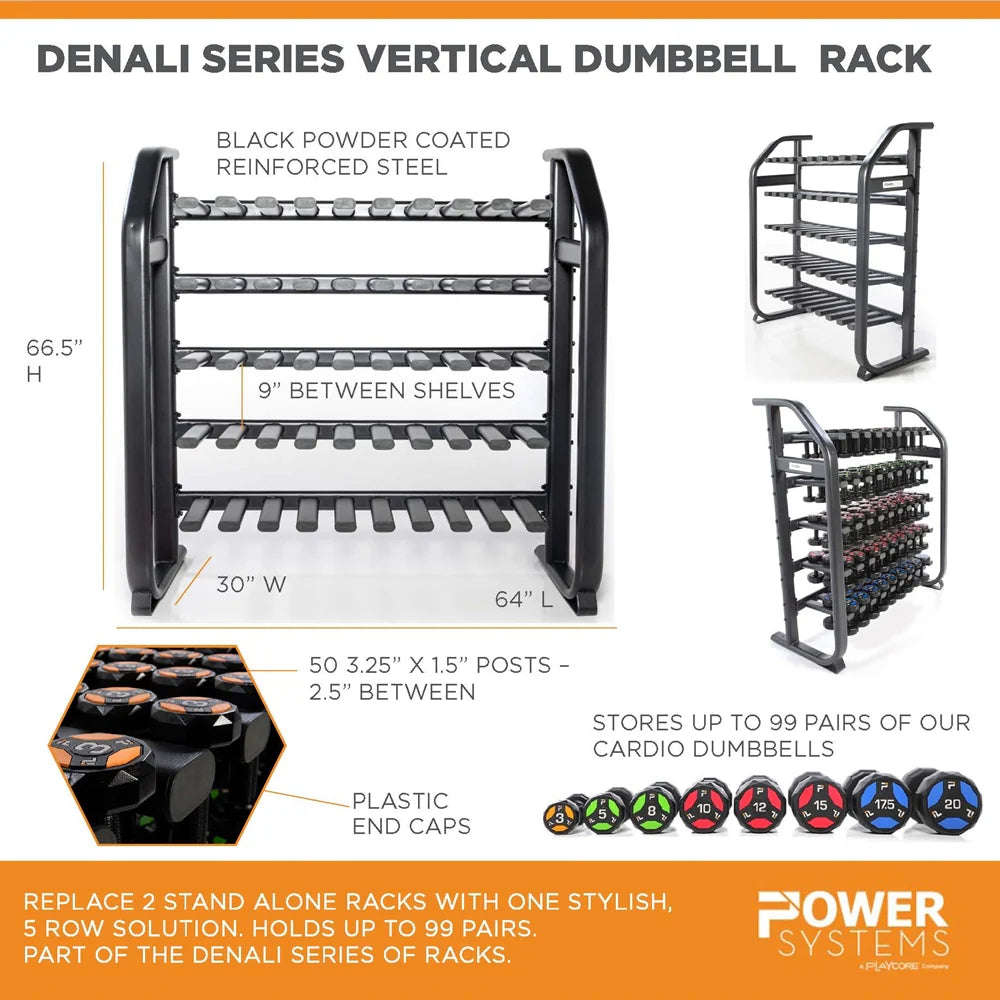Power-Systems - Denali Series Vertical Dumbbell Rack by Power Systems