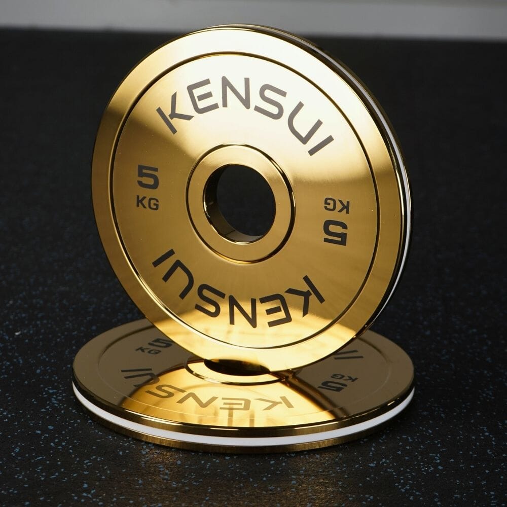 Calibrated Gold Weight Plates (LBS)
