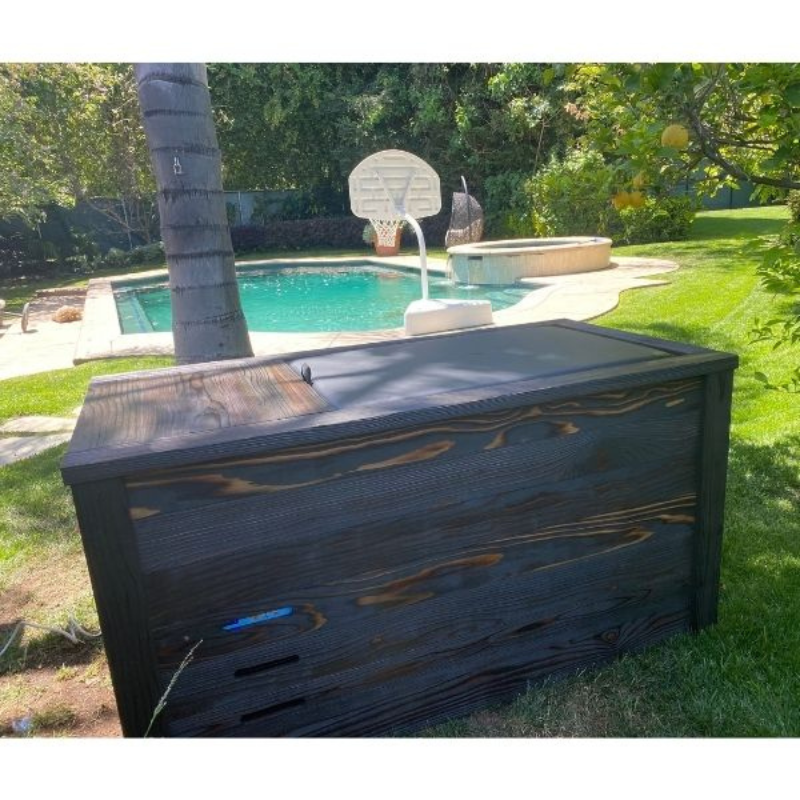 Kooru Cold Plunge Tub | Handcrafted Redwood Cold Plunge with Shou Sugi Ban Finish