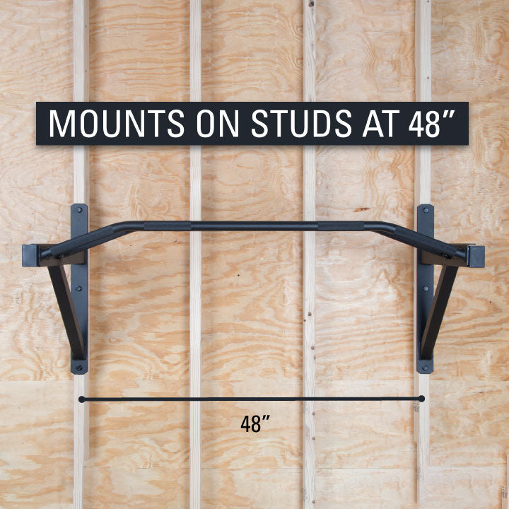 XMARK Commercial Wall Mounted Multi Grip Pull Up Bar Ranked #1 Men’s Health