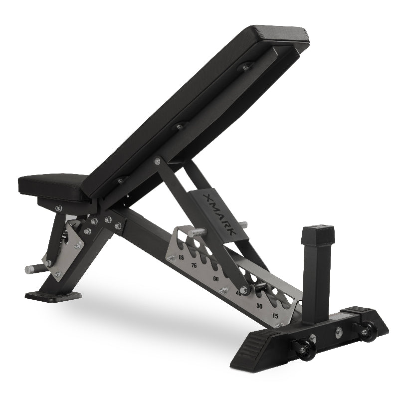 XMARK Black Hawk Commercial Adjustable Weight Bench (Pre-Assembled)