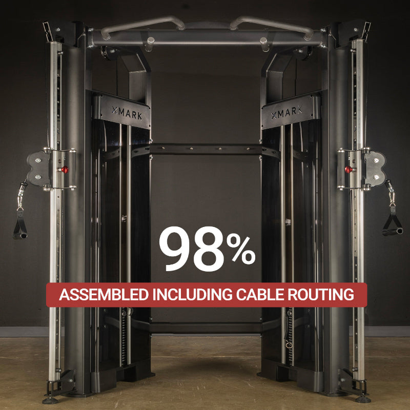 XMARK Functional Trainer with Dual 230 lb Weight Stacks