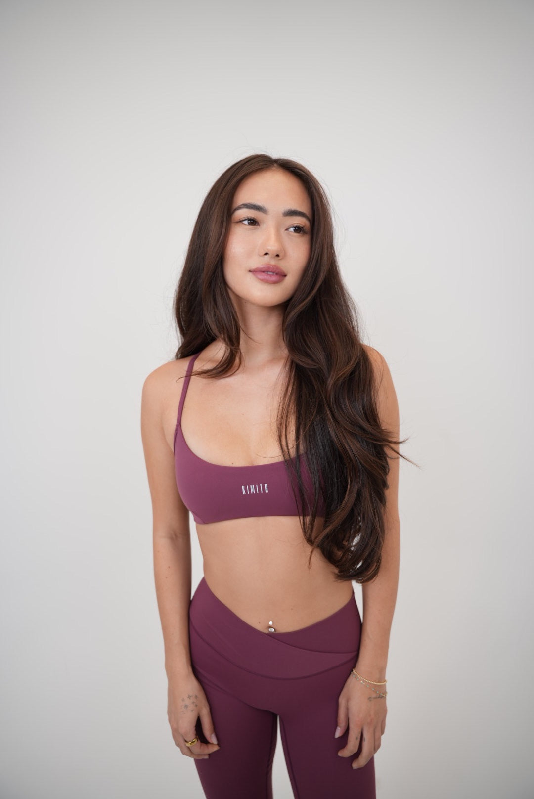My Time Is Divine Plum Sculpt V-Waist Legging