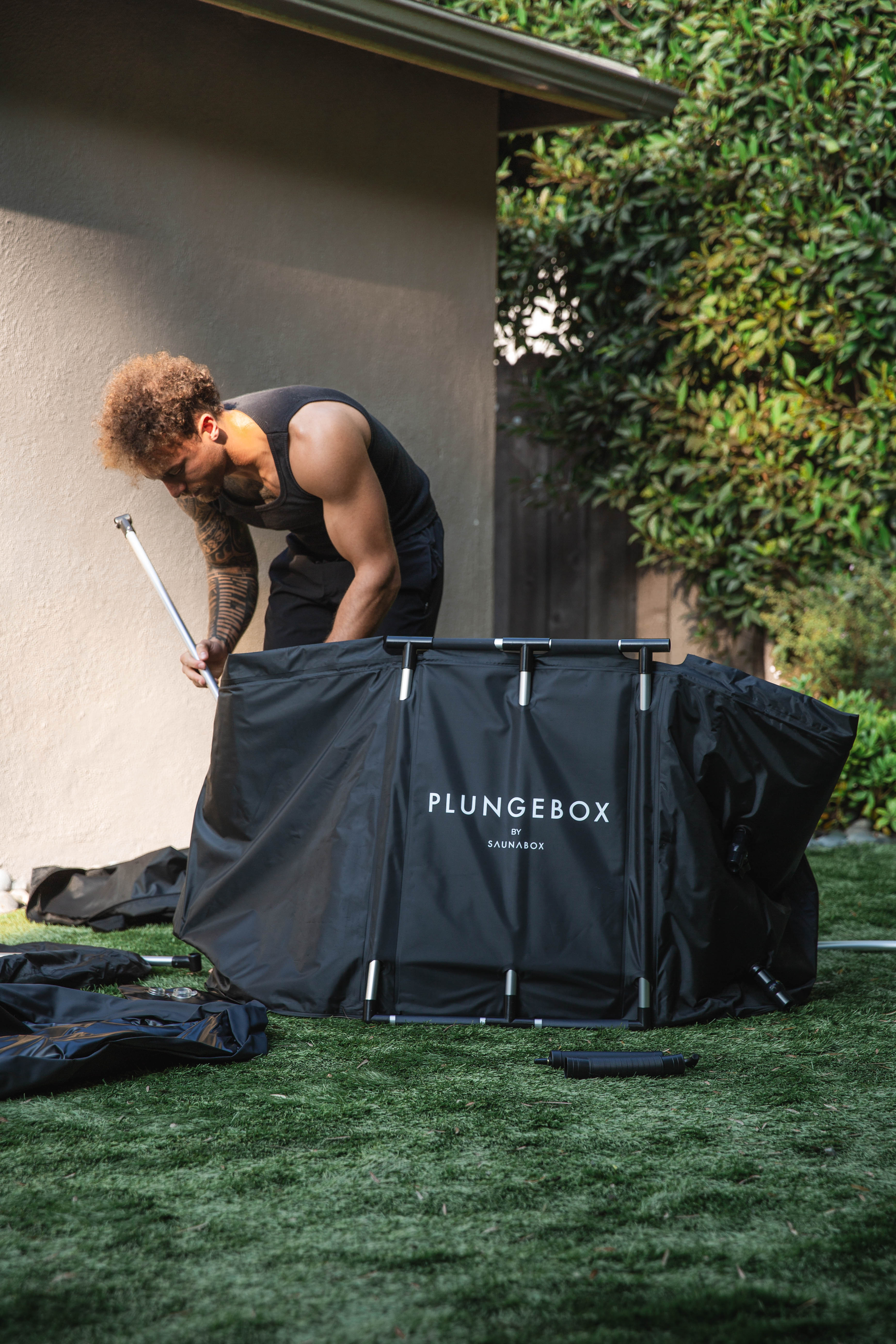 SAUNABOX - PlungeBox XL: Lay-Flat Cold Tub