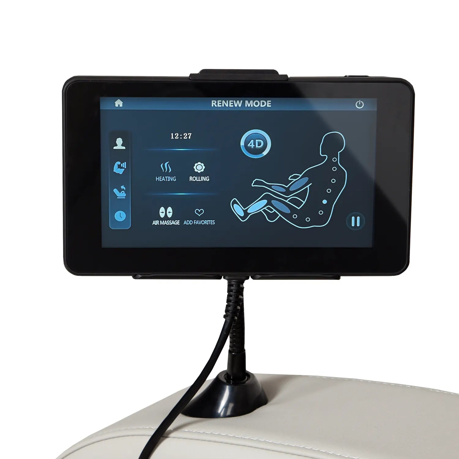 Titan 4D Advent Massage Chair - 4D Tech, Voice Command, 34-Cell Air Compression, Lumbar & Foot Heat