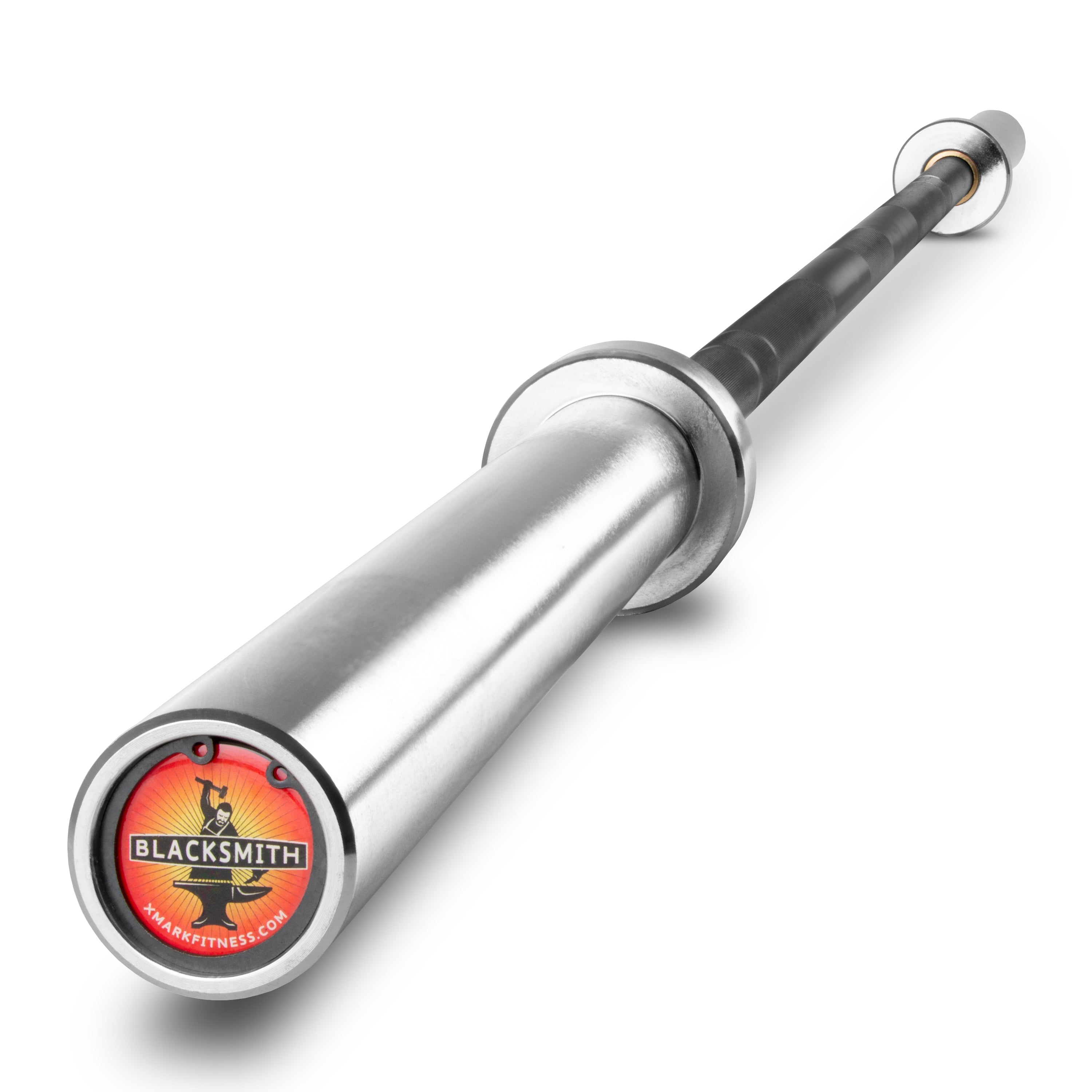 XMARK Blacksmith 7ft Olympic Barbell | 45 lb Standard Weightlifting Bar | Fits 2" Olympic Plates