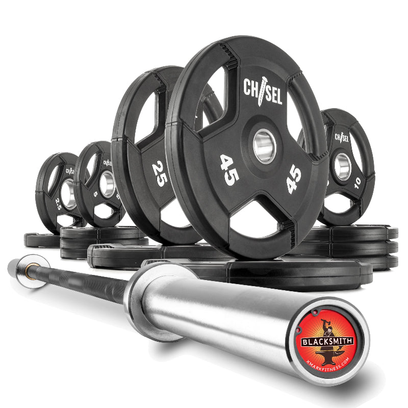 XMARK Chisel Olympic Weight Plates & Bar Set Builder