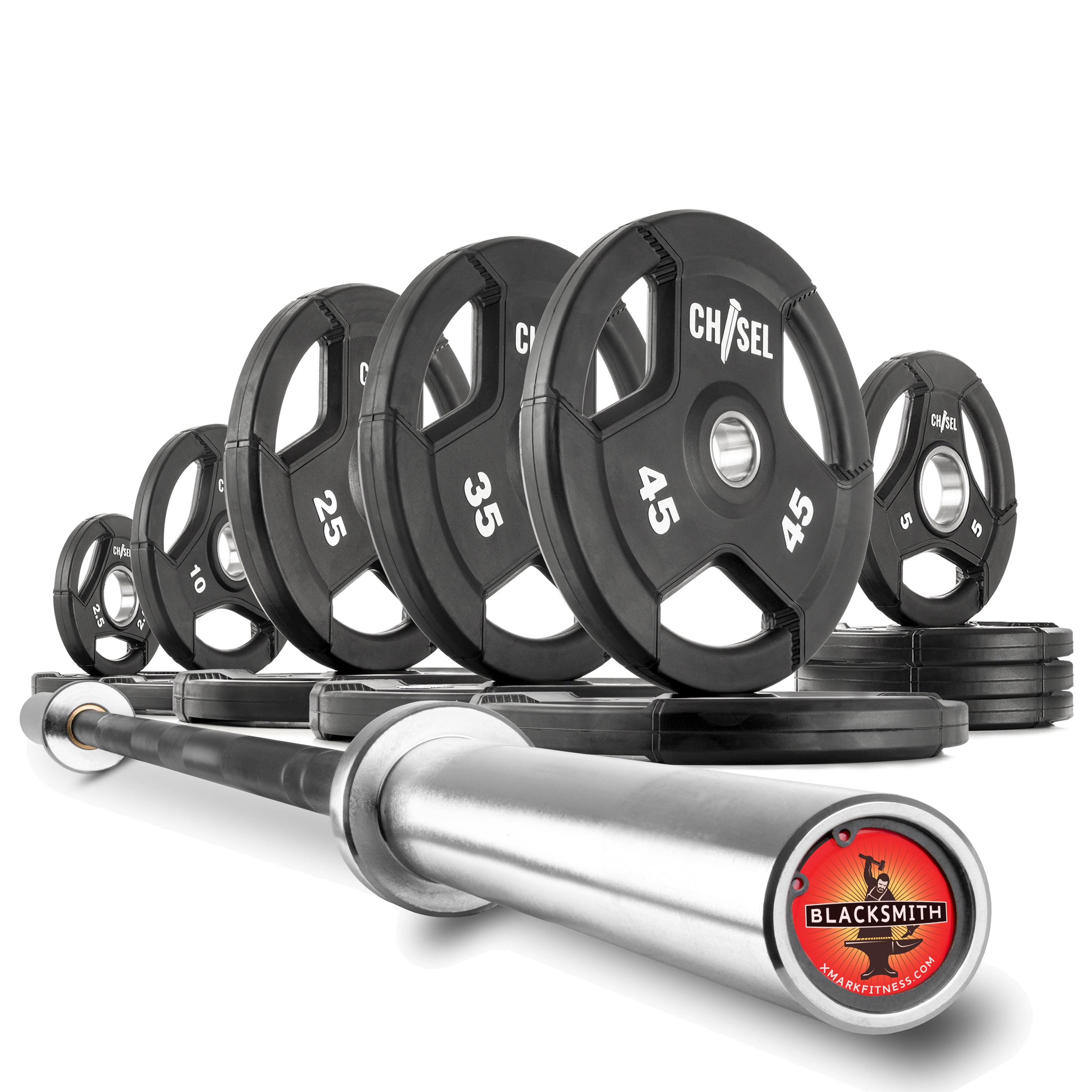 XMARK - Chisel Olympic Weight Plates & Bar Set Builder