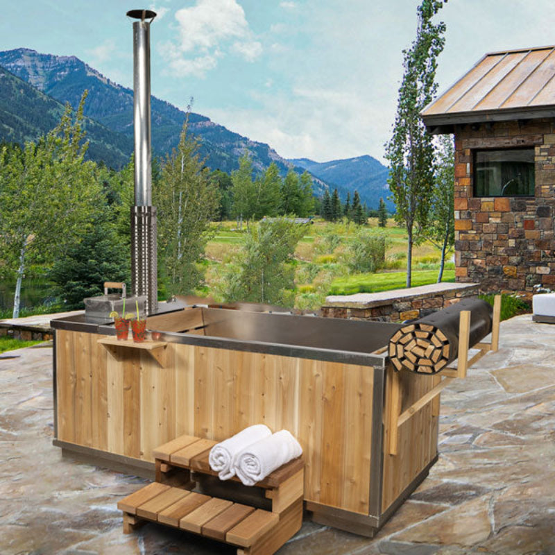 Leisurecraft Starlight Wood Burning Hot Tub – Canadian Timber Collection