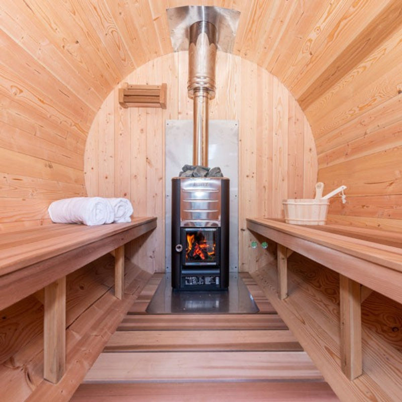 Leisurecraft CT Harmony Barrel Sauna – Canadian Timber Collection