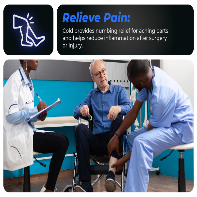 MediFrost Cold Therapy Machine – Wearable & Adjustable Targeted Cold-Wrap System