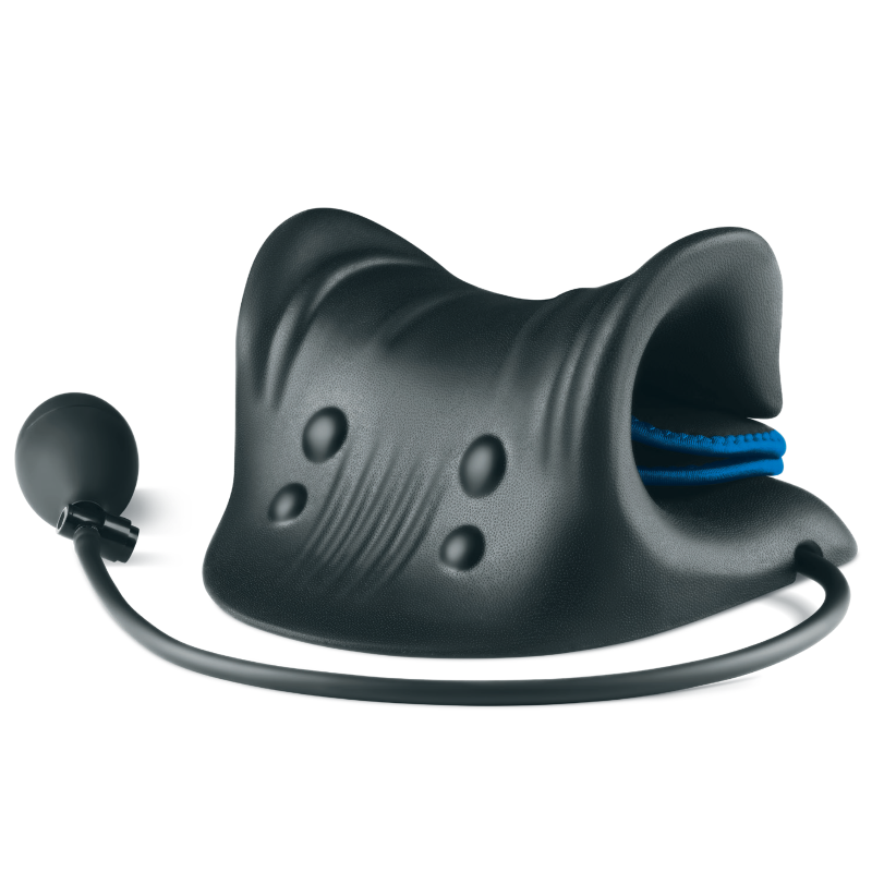 NECKUP Cervical Neck Stretcher - Adjustable Traction Device with Air Pump & 8 Massage Points for Neck Pain Relief