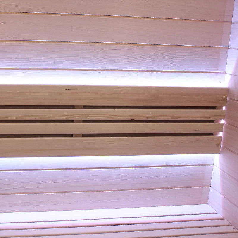 Revive 3-Person Traditional Sauna – Thermo-Treated Hemlock Wood, 3.5 kW Harvia Heater, Outdoor Ready