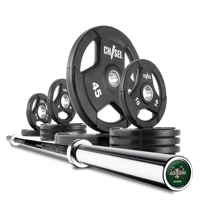 XMARK Chisel Olympic Weight Plates & Bar Set Builder