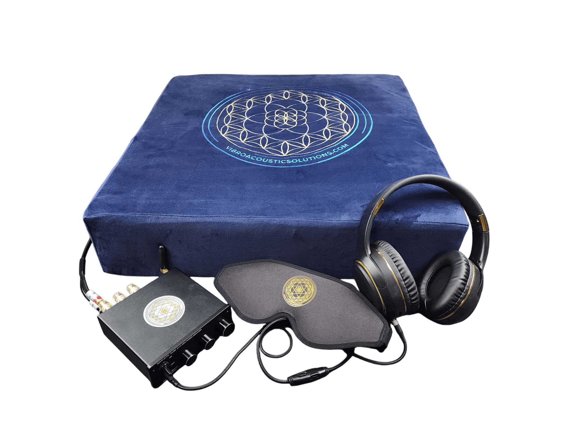 Vibroacoustic Solutions - Therapy Meditation Cushion bundle with custom amplifier
