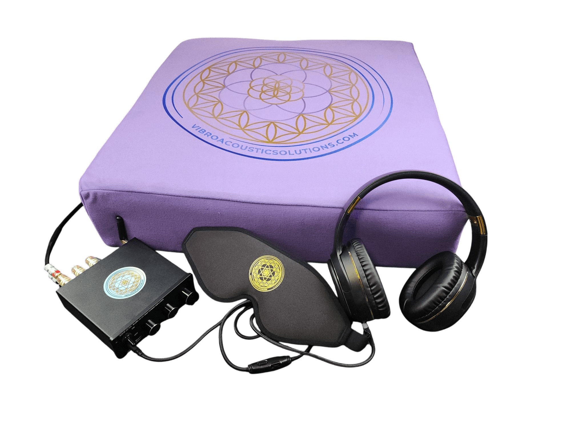 Vibroacoustic Solutions - Therapy Meditation Cushion bundle with custom amplifier
