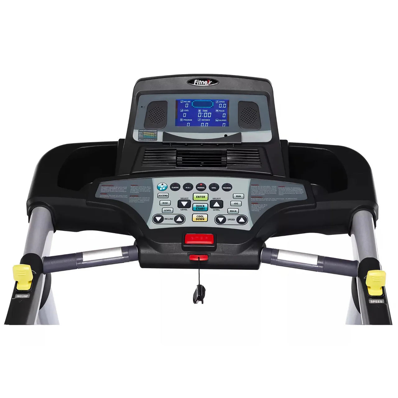 FMI Fitnex T70 Treadmill | 4.0 HP Motor | 12.5 MPH | 15% Incline | 8-Point Cushion Deck | 450 lb Capacity