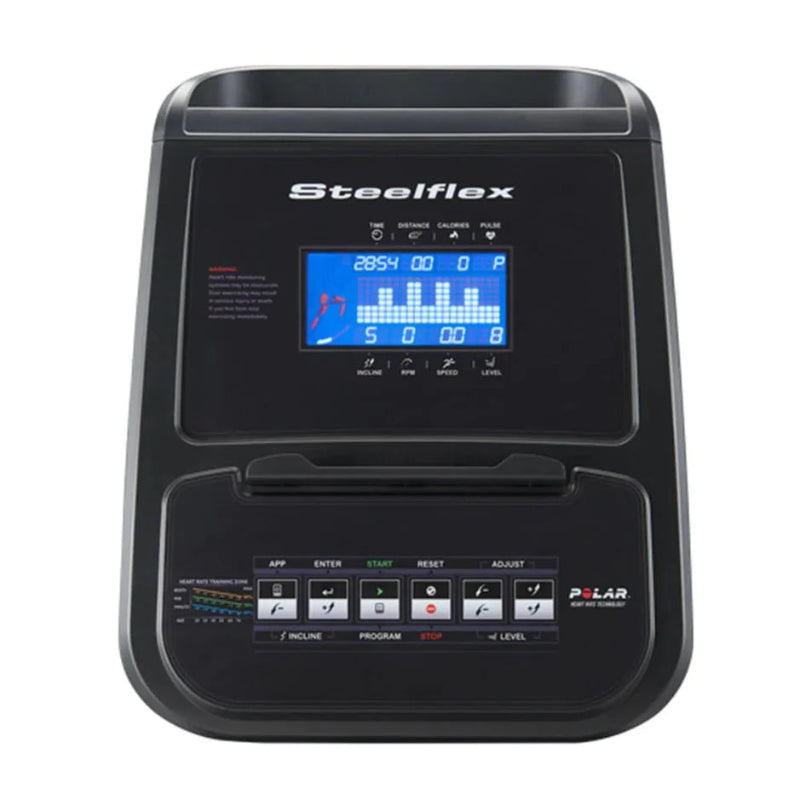 FMI Steelflex PE10 Incline Elliptical | 23" Stride | 30 Resistance Levels | Adjustable Incline | Commercial-Grade