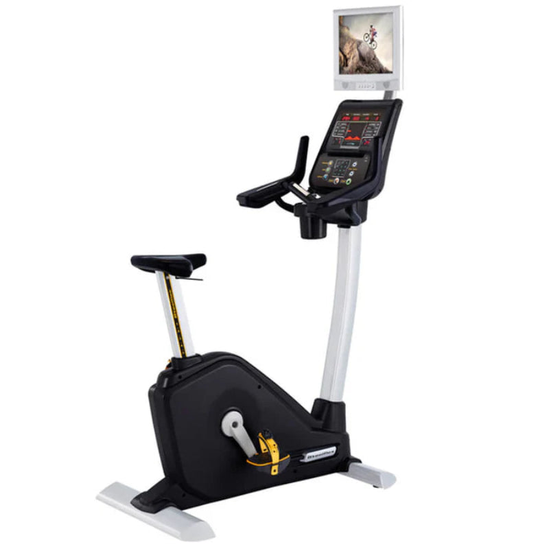 FMI Steelflex PB10 Upright Bike | Commercial-Grade | 30 Resistance Levels | Self-Powered | 400 lb Capacity