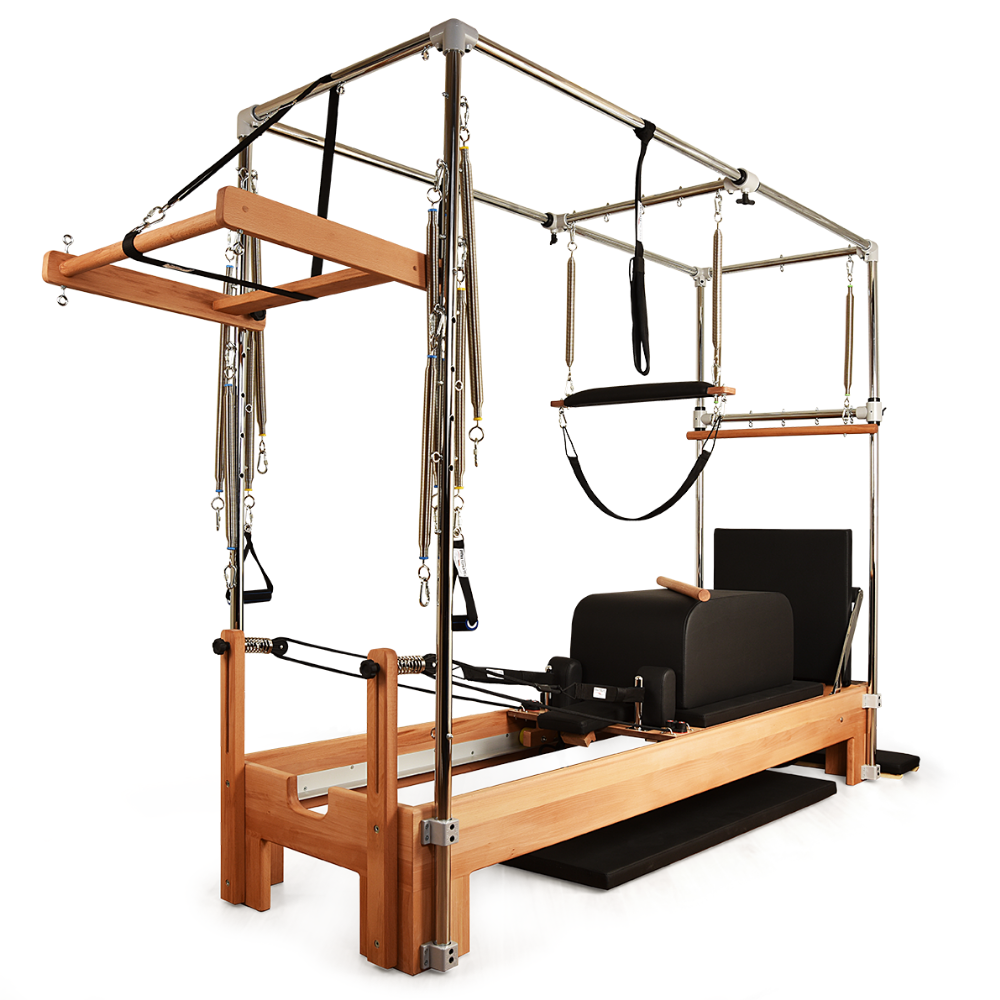 Private Pilates Premium Wood Cadillac-Reformer Bundle – Professional Studio Combo System
