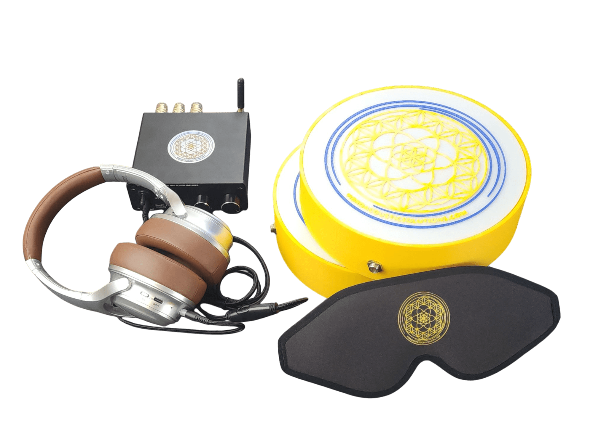 Universal Vibroacoustic Table Attachment - Professional Sound & Vibration Therapy System for Massage Tables