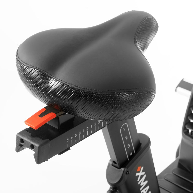 XMARK CAT 5 Hurricane Commercial Air Bike | Belt-Drive | Unlimited Air Resistance | HIIT & Cross-Training | 400 lb Capacity