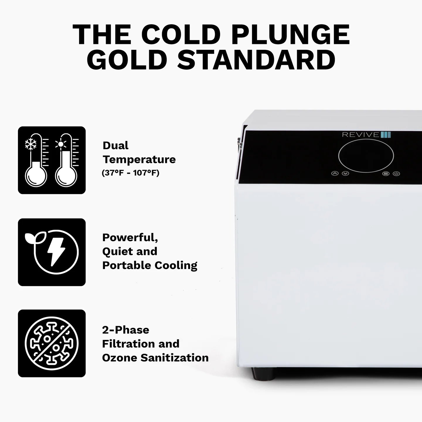 Revive Inflatable Barrel Plunge w/ .8 HP Chiller