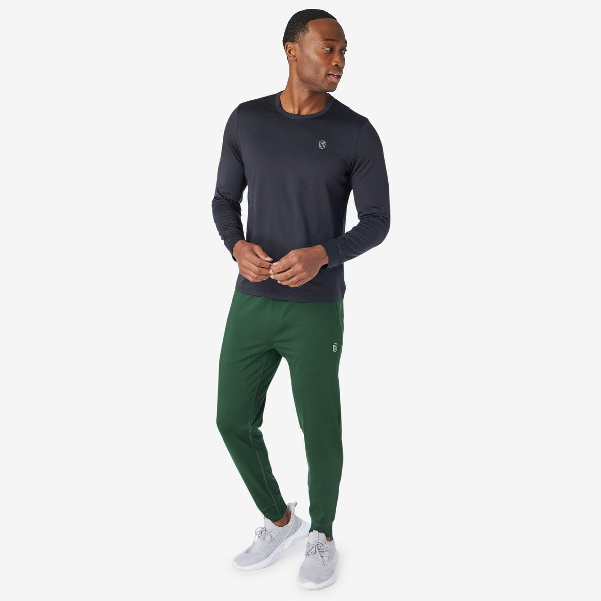 Greatness Wins Men's Core Tech Jogger | Dark Pine