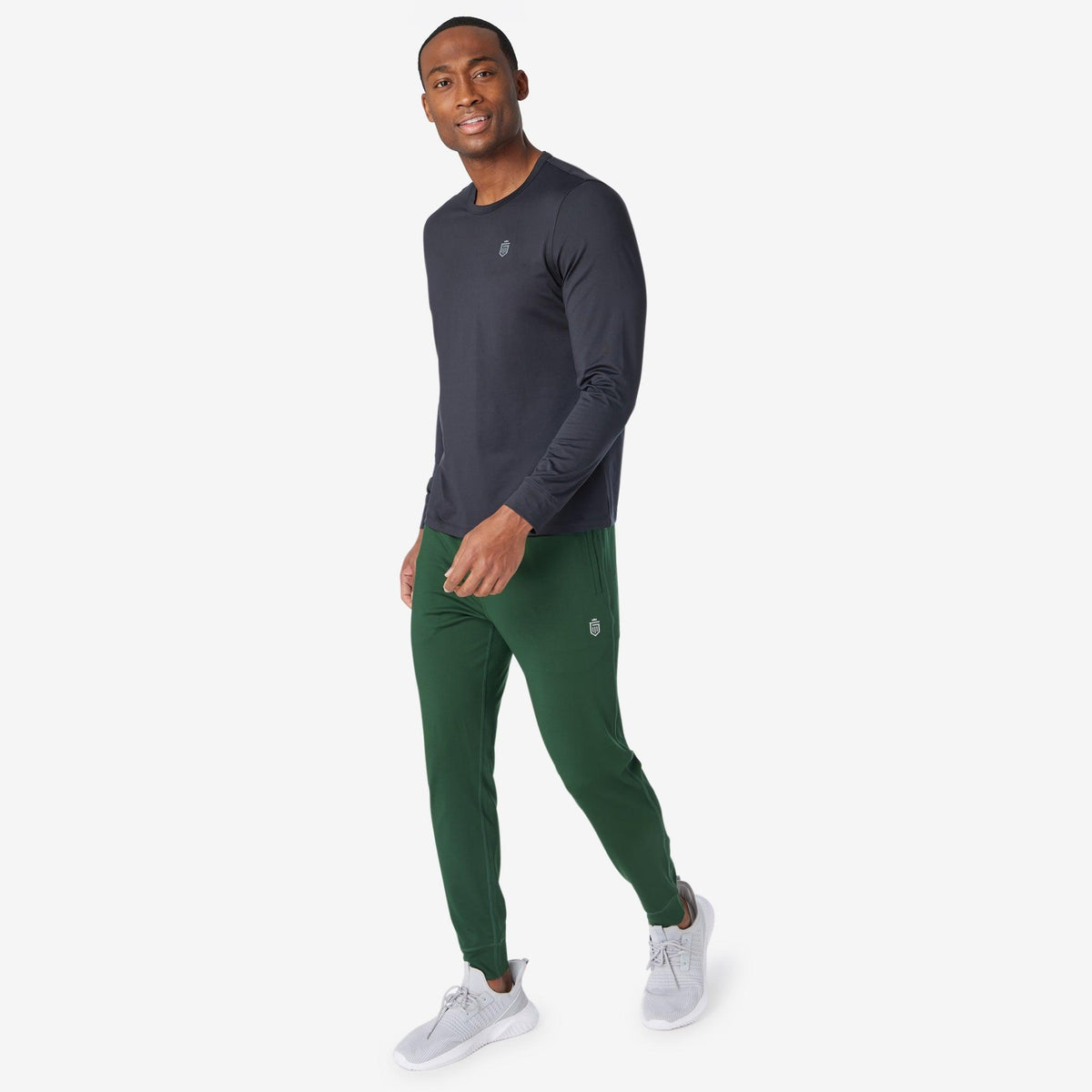 Greatness Wins Men's Core Tech Jogger | Dark Pine