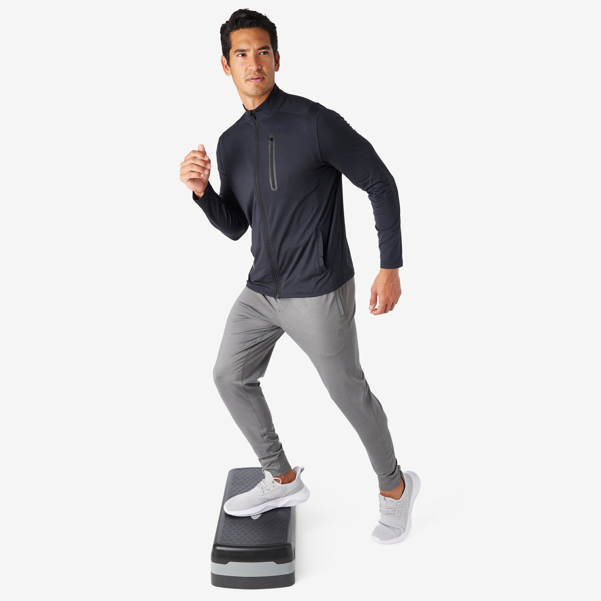 Greatness Wins Men's Core Tech Jogger | Gray Heather