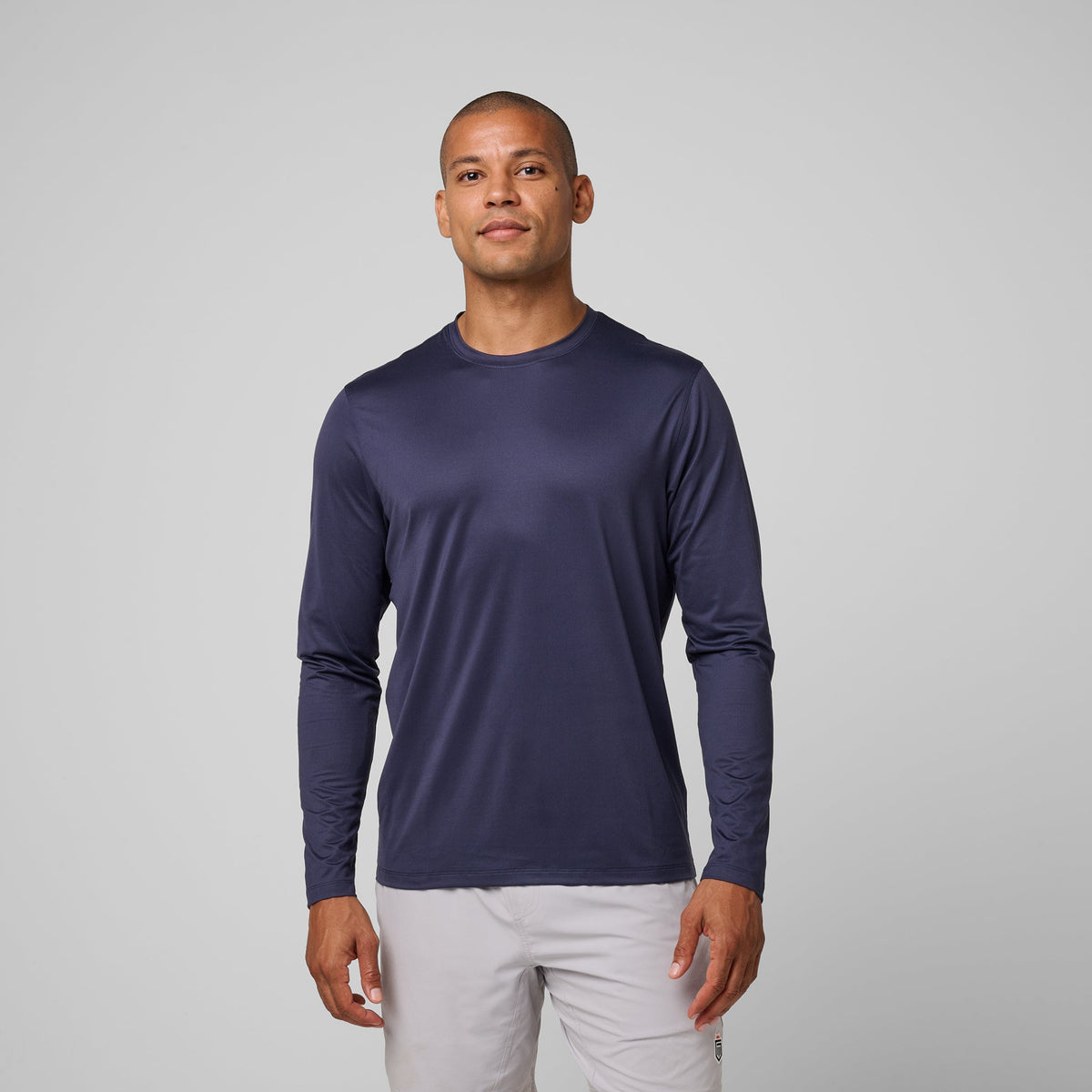 Greatness Wins Men's Core Tech Long Sleeve Tee | Navy