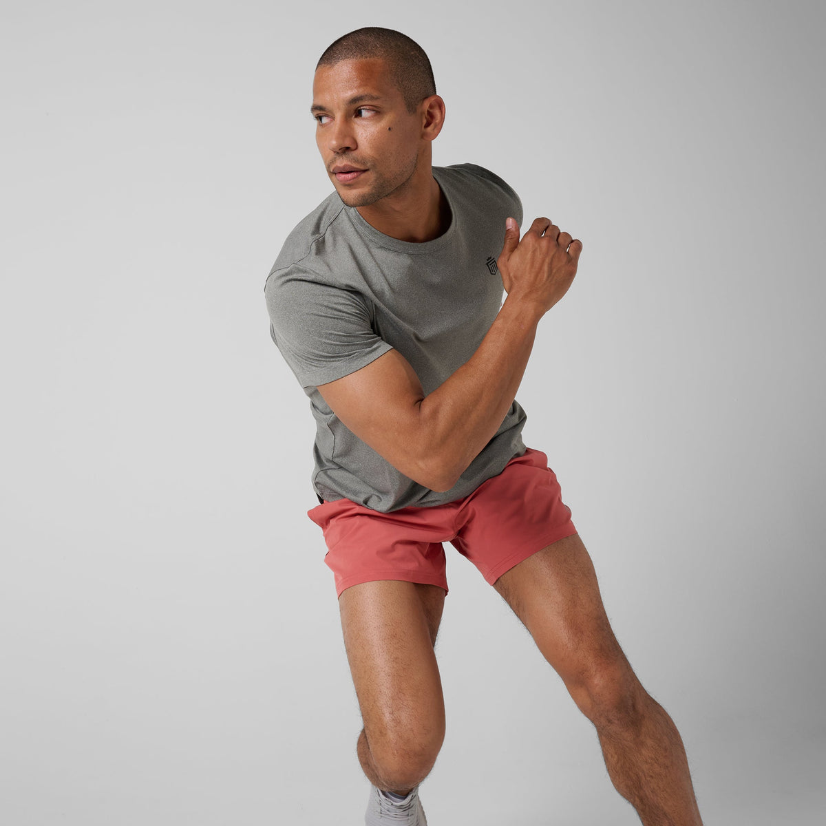 Greatness Wins Men's Core Tech 5" Short | Faded Red
