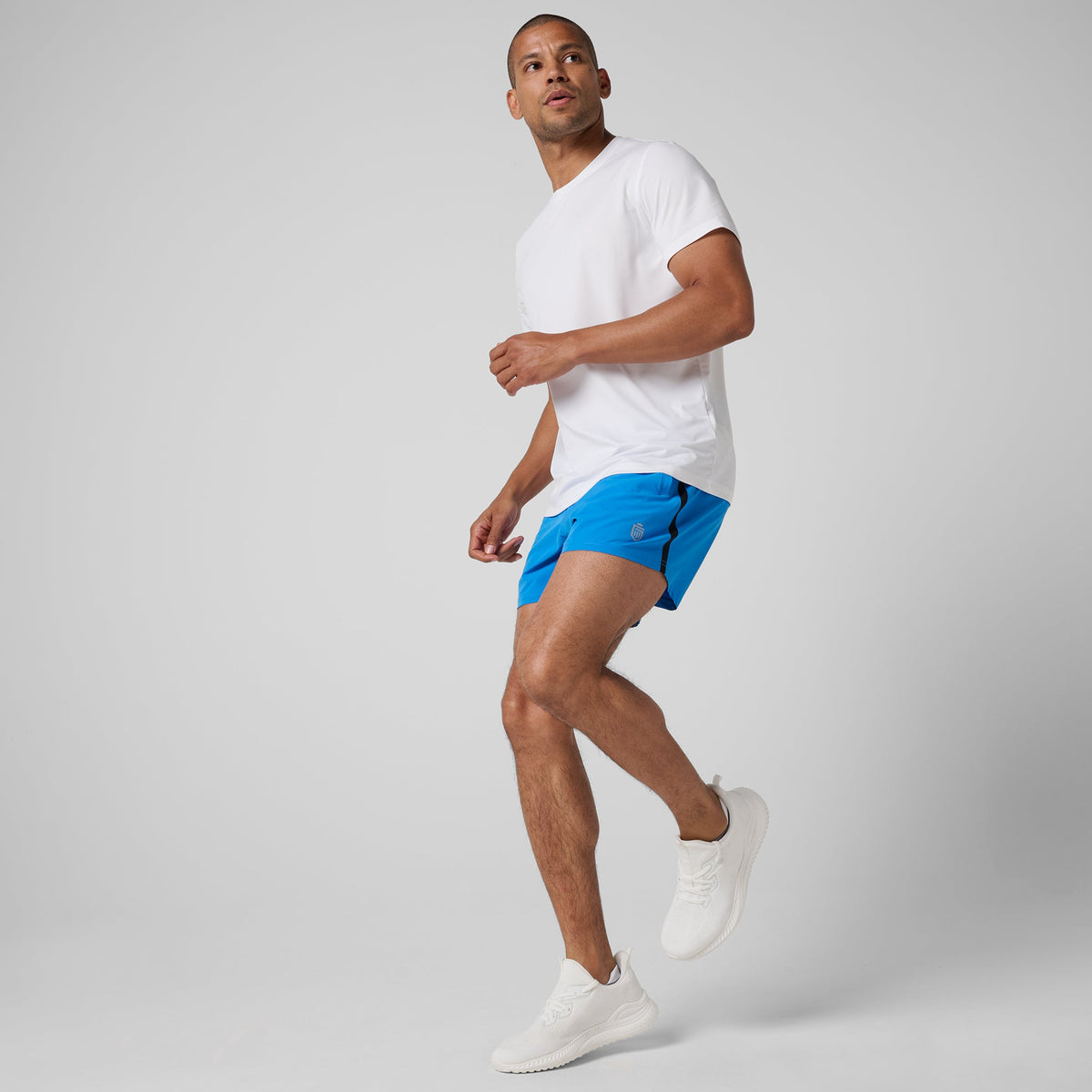 Greatness Wins Men's Core Tech 5" Short | Sonic Blue