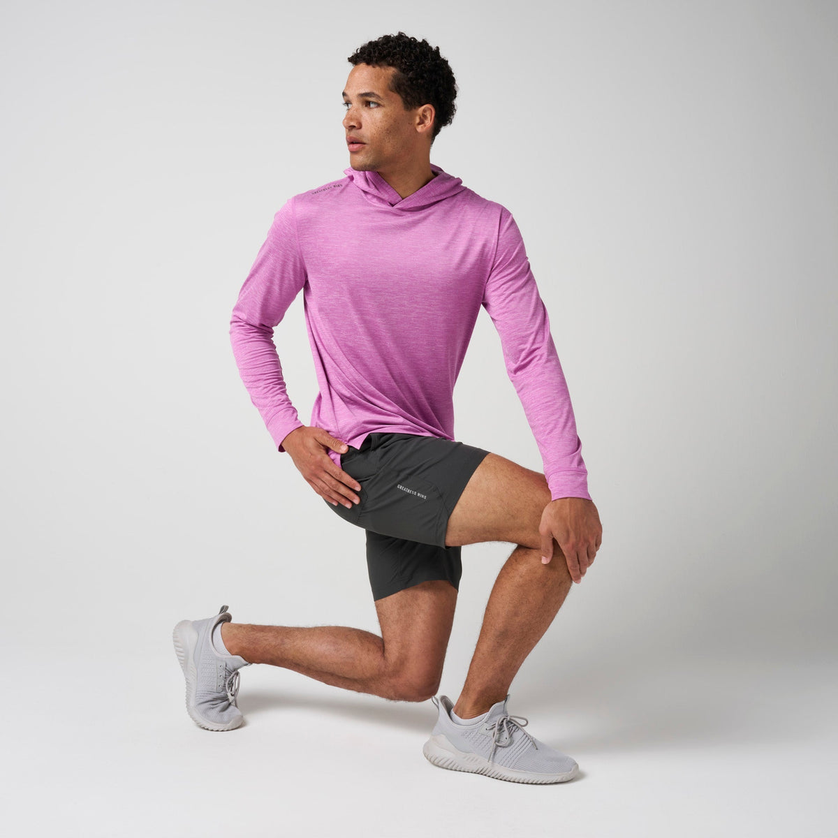 Greatness Wins Men's Core Tech T-Shirt Hoodie | Bodacious Heather