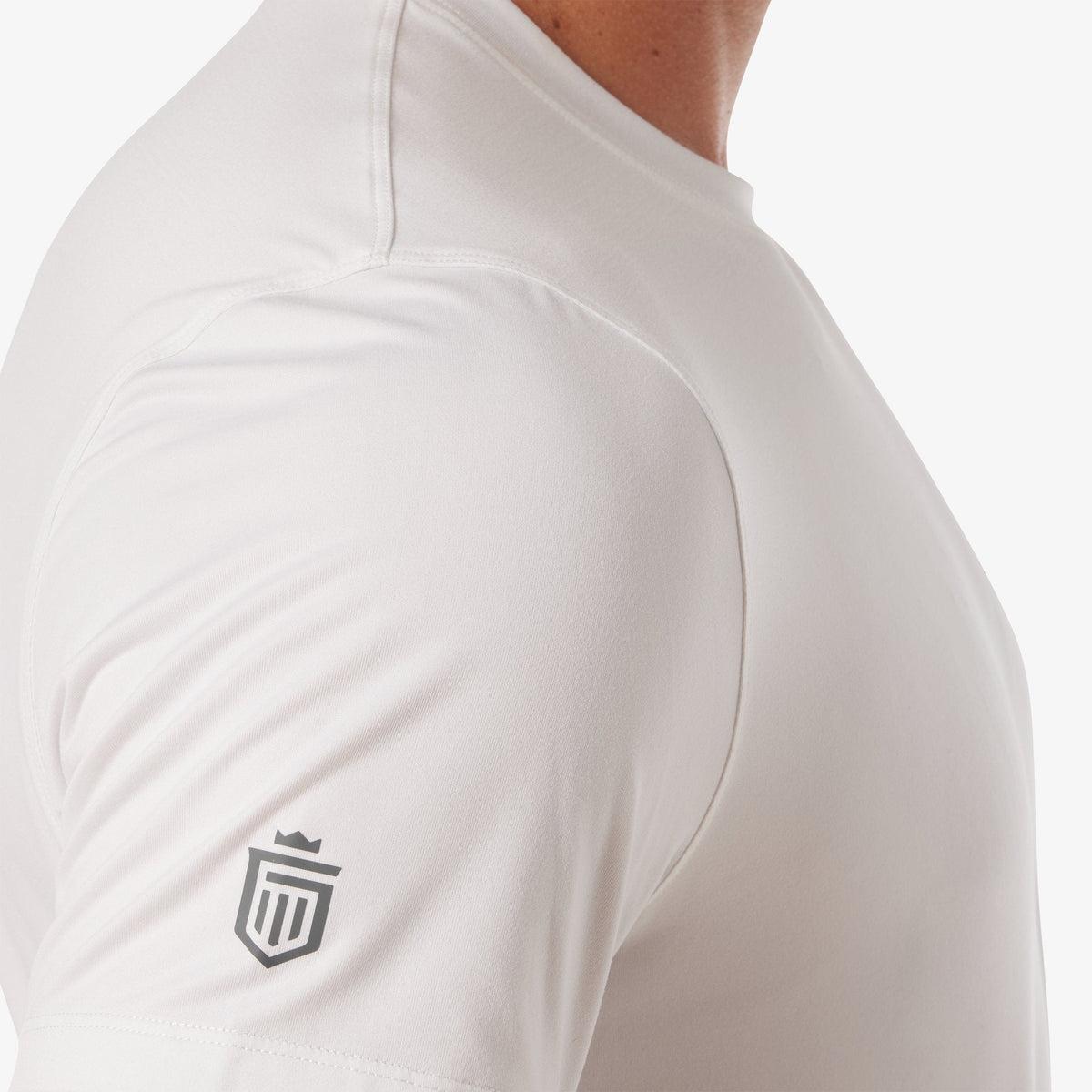 Greatness Wins Men's Core Tech Tee | White