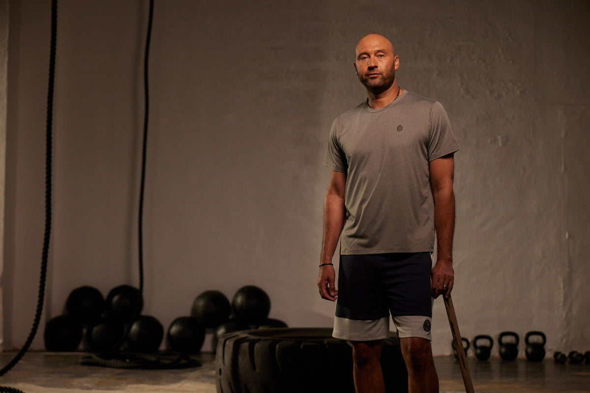 Greatness Wins Men's Core Tech Tee | Athletic Gray Heather