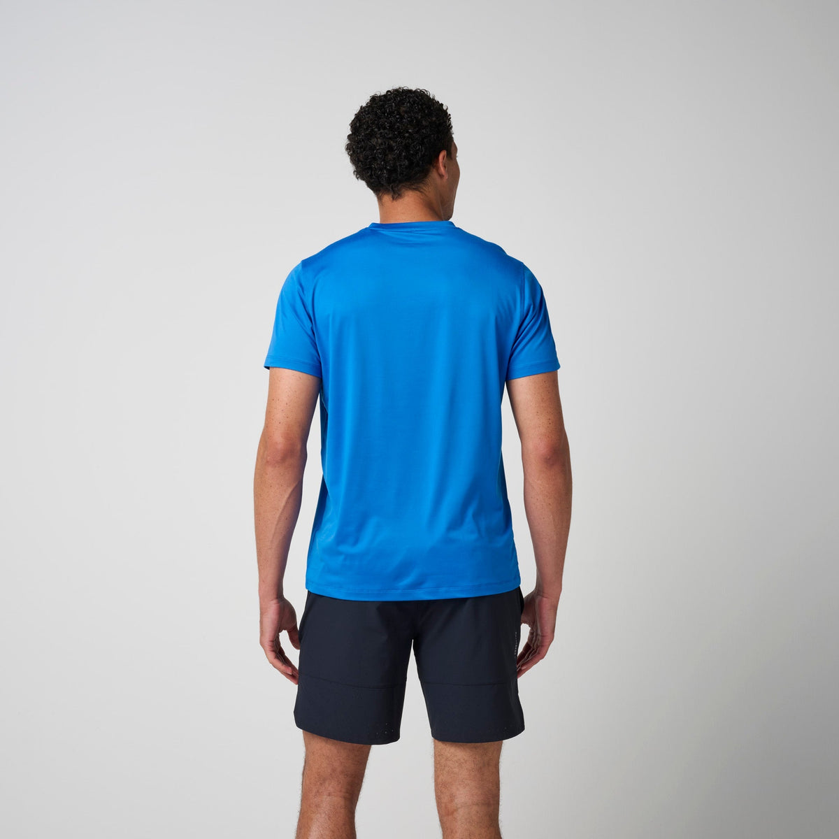 Greatness Wins Men's Core Tech Tee | Sonic Blue