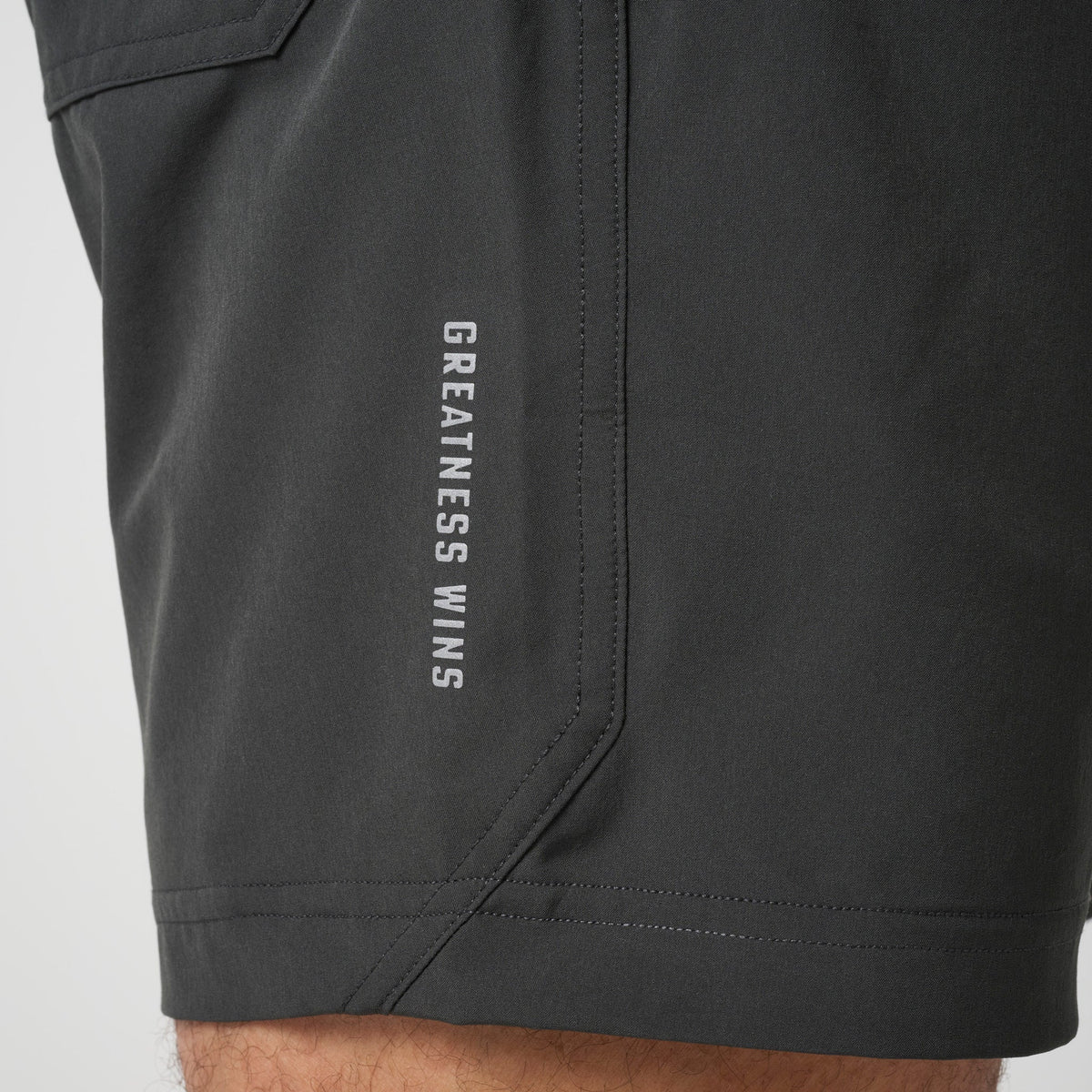 Greatness Wins Men's Core Tech Training Short | Charcoal