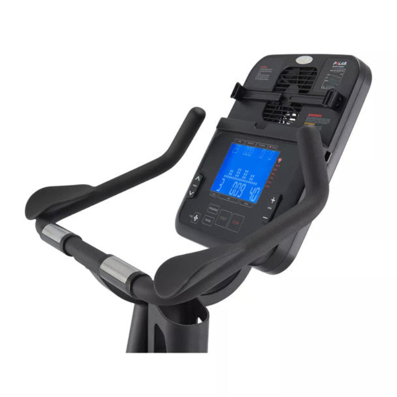 FMI Fitnex B65 Upright Bike | 24 Resistance Levels | Self-Powered | 7.5" LCD Display | 400 lb Capacity