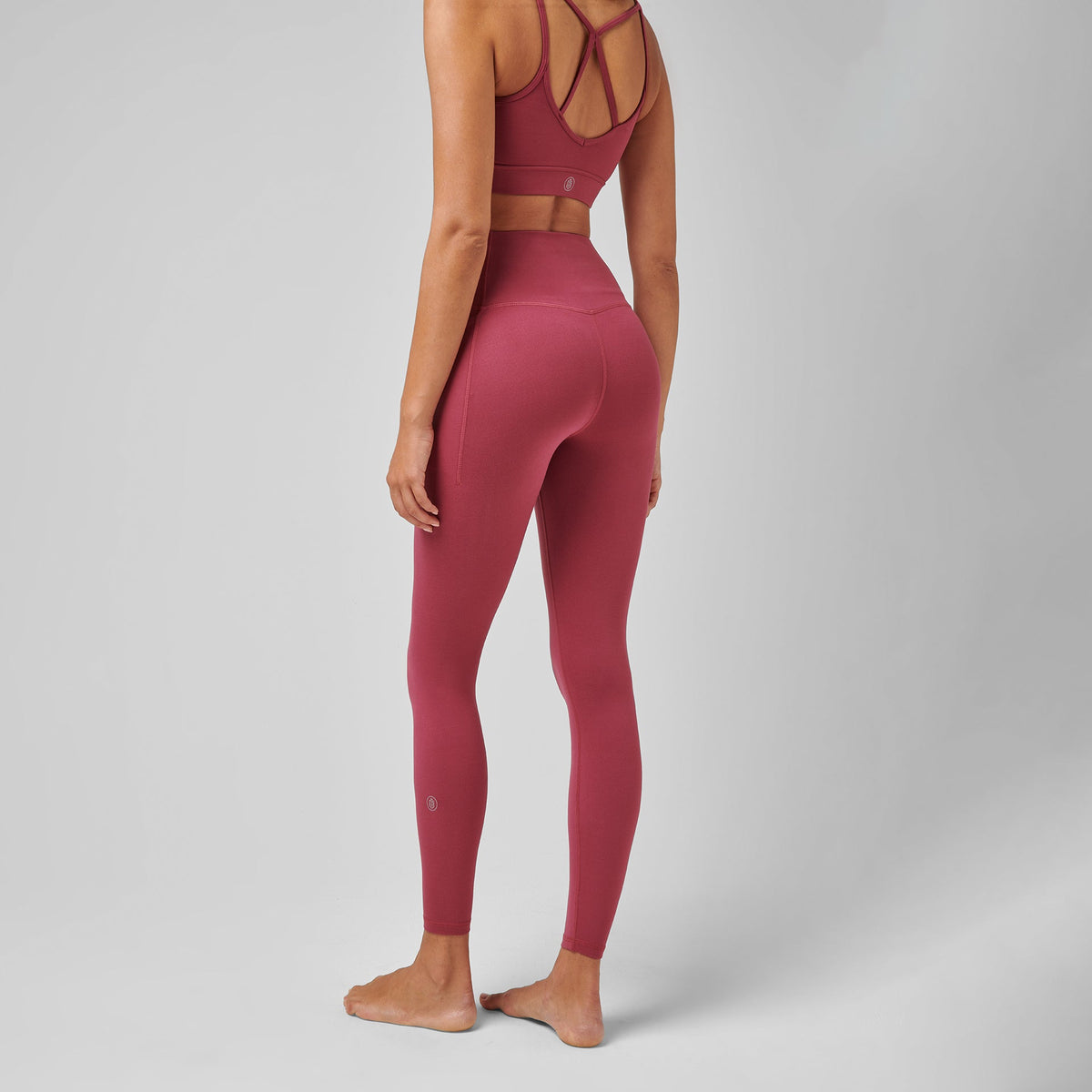 Greatness Wins Women's High Waist Essential Legging | Plum
