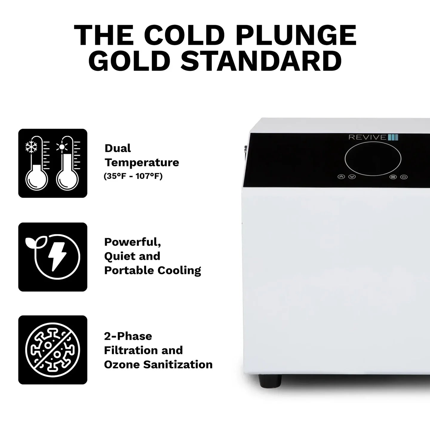 Revive Inflatable Plunge w/ 1 HP Chiller