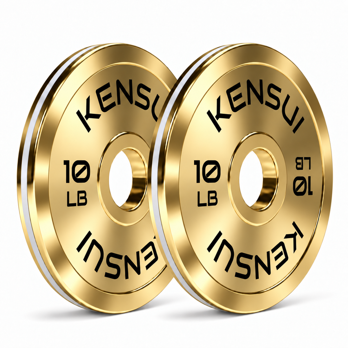 Calibrated Gold Weight Plates (LBS)