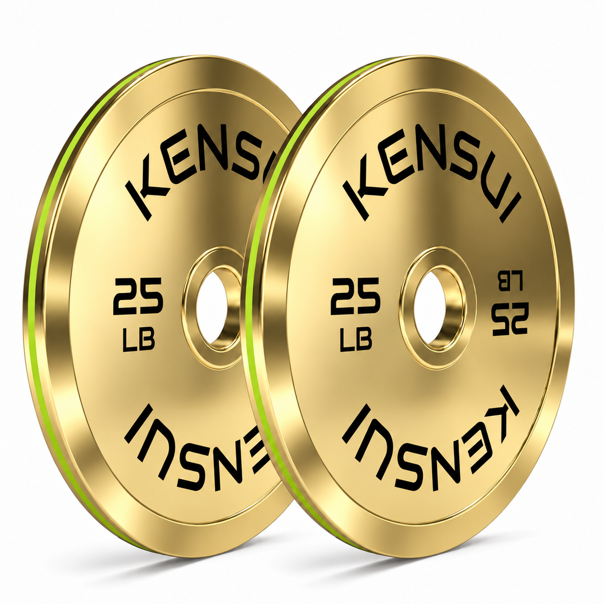 Calibrated Gold Weight Plates (LBS)